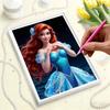 Disney The Little Mermaid DIY Pearl Artwork for ArielA Handmade Gift Suitable for Wall Decoration Ideal for Both Home and Office Settings