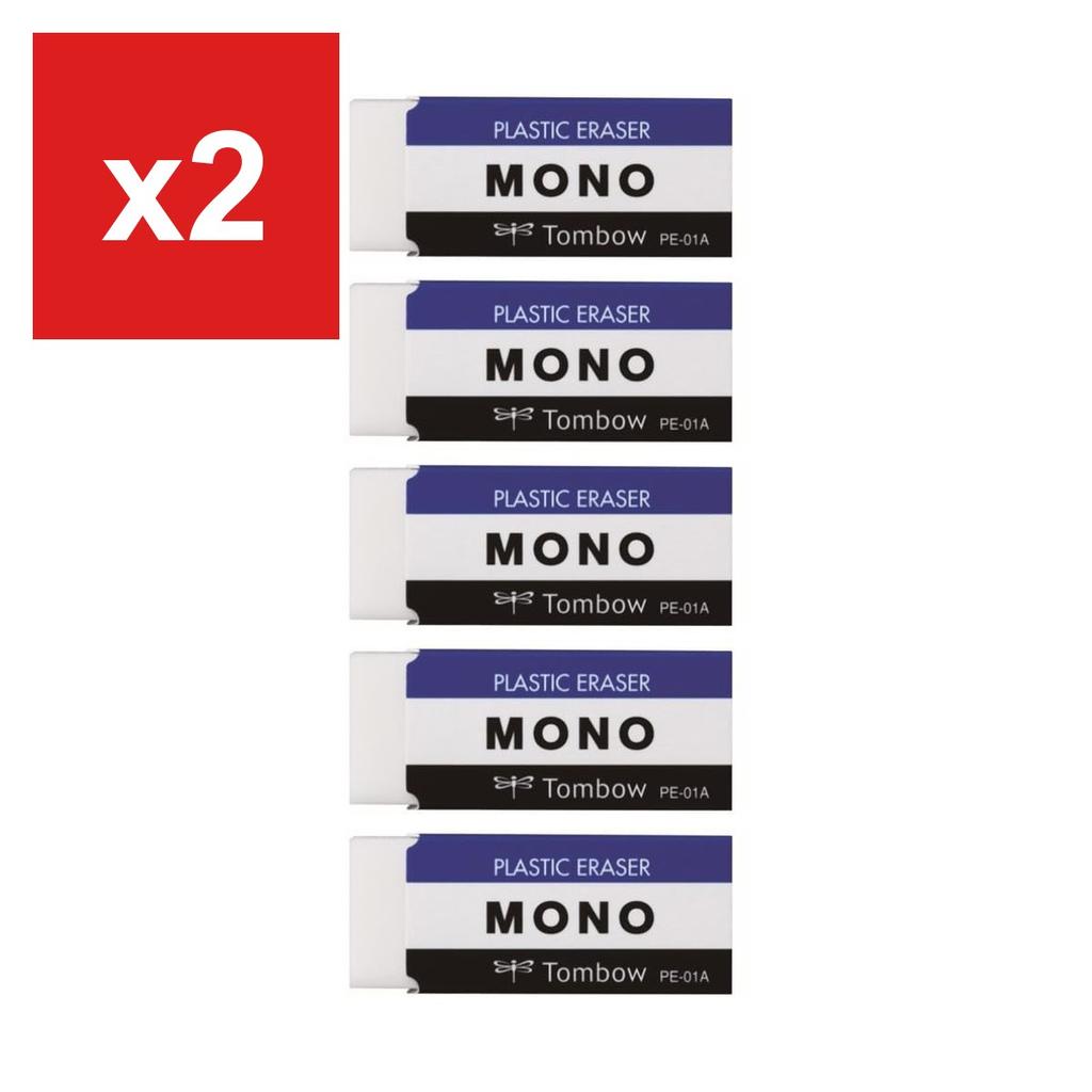 Tombow MONO Eraser PE01 JCA-561 (5-Pack)