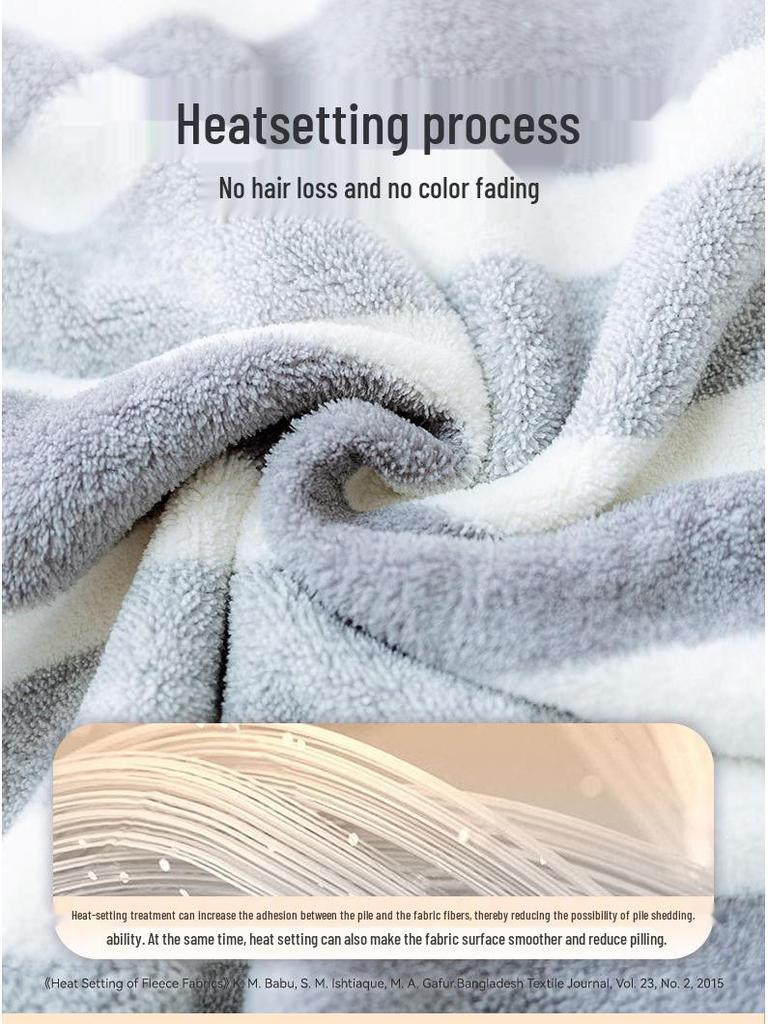 Quick-Dry Coral Fleece Pet Bathrobe for Dogs & Cats