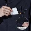 Otafuku Gloves Zip-Up Hoodie [Wide Silhouette, Water-Repellent, with Smartphone Pocket] FB-231 Black, Size M
