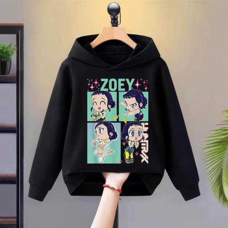 Hanorace Sweatshirturi Fete Hanorac Stilat cu Imprimeu Desene Animate Hanorac Casual Confortabil Croială Lejeră