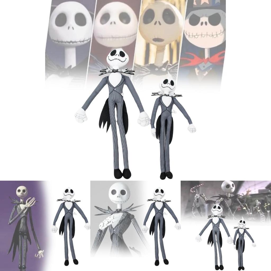 Soft And Cuddly Jack Skellington Plush Toy For Halloween And Festive Christmas Cheer