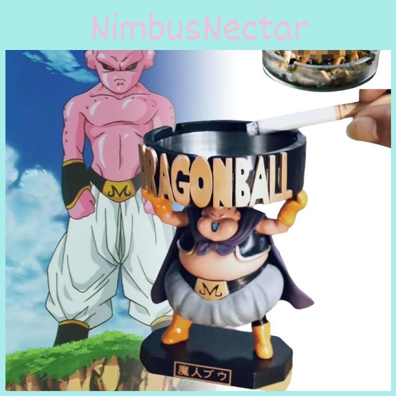 Cute Dee Seven Dragon Ball Majin Buu Gk Ashtray 13cm Pvc Figure Perfect For Fans