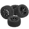 4pcs 1 10 RC Car Tire Rubber OffRoad Vehicle Tyre Sqaure Tooth Wheel Tires for HIMOTO DREKKER