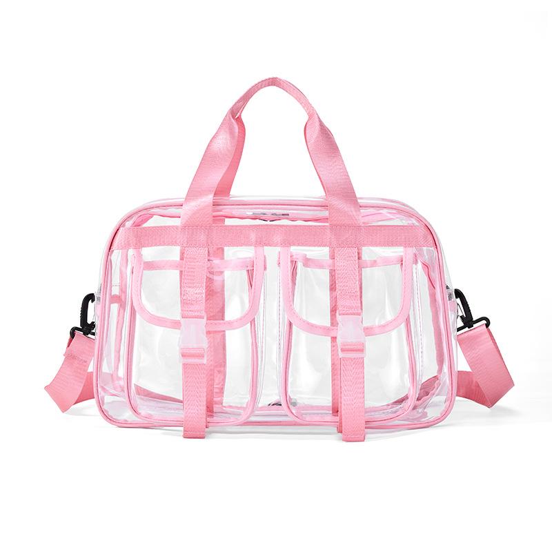 Large Capacity PVC Travel Bag - Wet/Dry Separation, Waterproof, Handheld & Crossbody Gym Bag