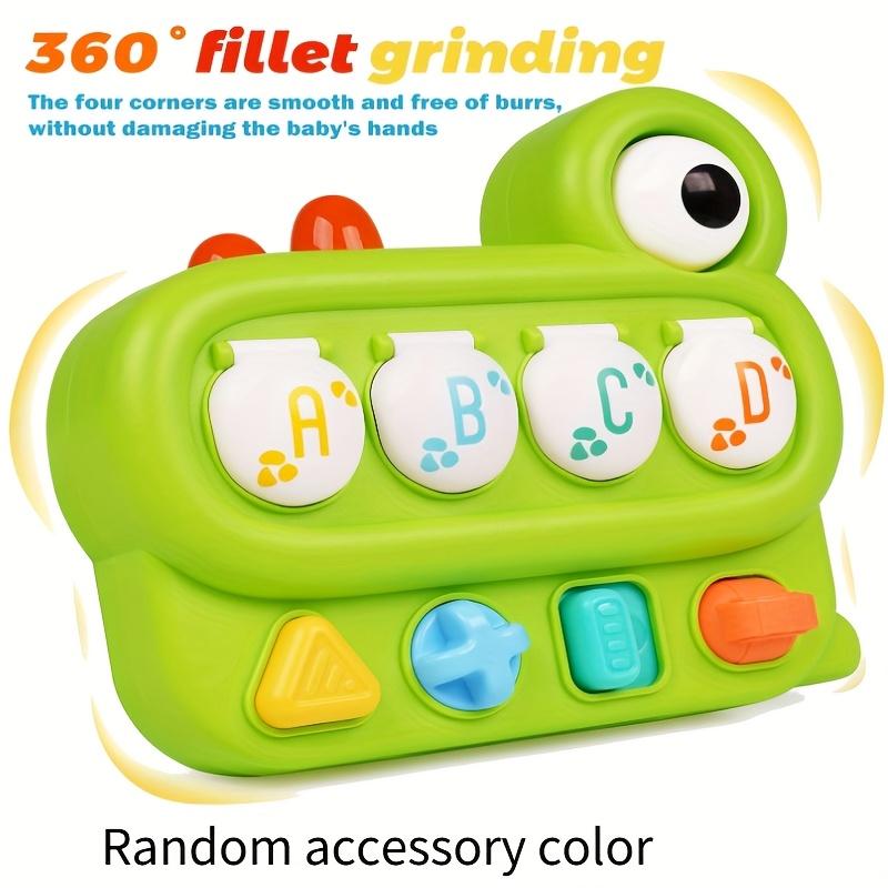 

Green Dinosaur Peekaboo Puzzle Box - Interactive Educational Toy , for Toddlers & Youngsters - Halloween & Christmas Gift зелёный