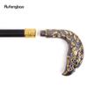 Golden Black Luxury Eagle Head Walking Cane Fashion Decorative Walking Stick Gentleman Elegant Cosplay Cane Knob Crosier 92cm