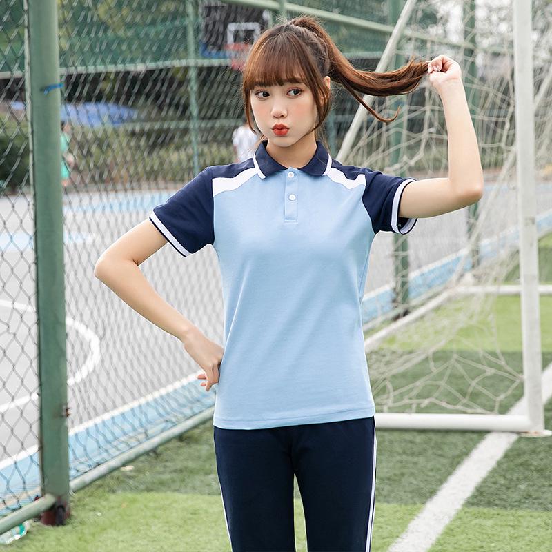 Academy Style School Uniform Set: Plus-Size Three-Piece for High & Middle School Sports Meet