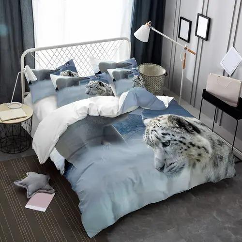Polar Bear Duvet Cover Duvet Cover With Polar Bear Pattern Suitable For Children Boys Girls And Adults Comfortable Breathable