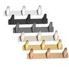 Zinc Alloy Multi-Hook Wall-Mounted Coat and Towel Rack for Kitchen and Bathroom