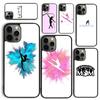 Gymnast Silhouette Phone Case for iPhone 17 Air 16 Coque 15 14 12 13 PLUS 11 PRO MAX Back Cover Fundas Shell
