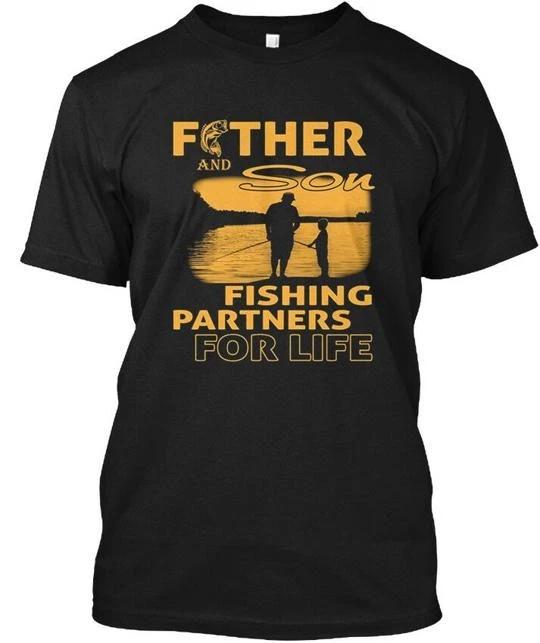 Father And Son Fishing Partners For Life TTshirt Made in the USA Size S to 5XL S