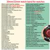 22mm 20mm Metal Strap for Huawei Watch GT3 GT4 46mm 41mm 3 4 Pro SE Amazfit GTS Mini GTR4 Stainless Steel Bracelet Wristband