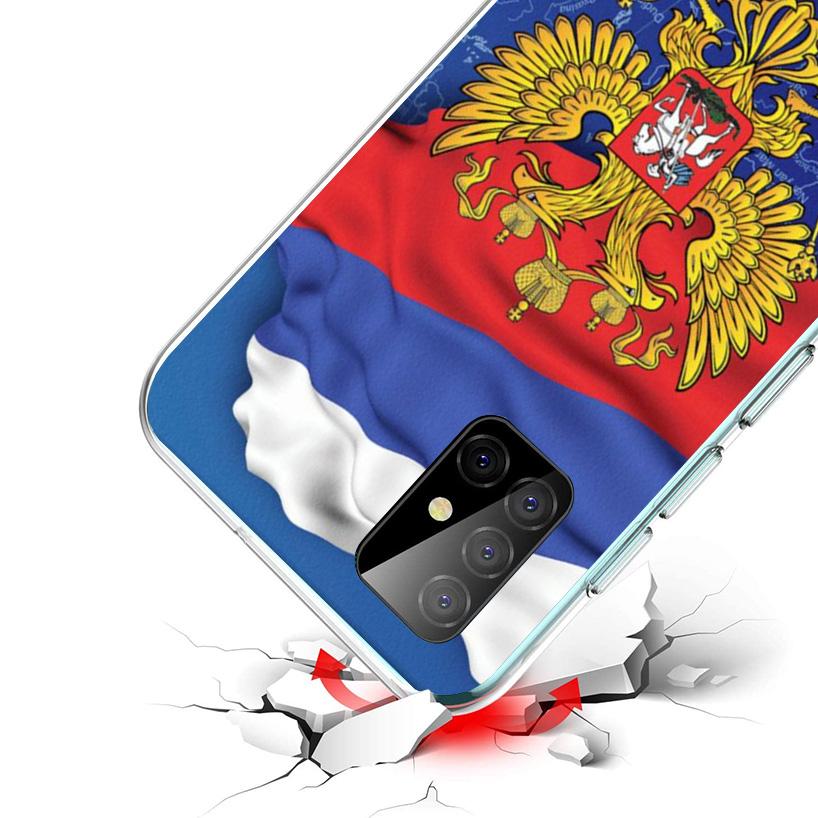 Russia Russian Flags Emblem Phnoe Case for Samsung Galaxy A17 A37 A57 A16 A26 A36 A56 A15 A14 A13 A55 A54 A53 A35 A34 A33 A25 A2