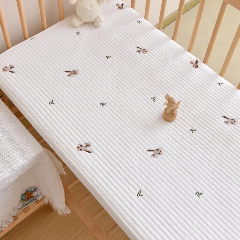 UKKNZZ Cartoon Quilted Kids Nap Fitted Bed Cover