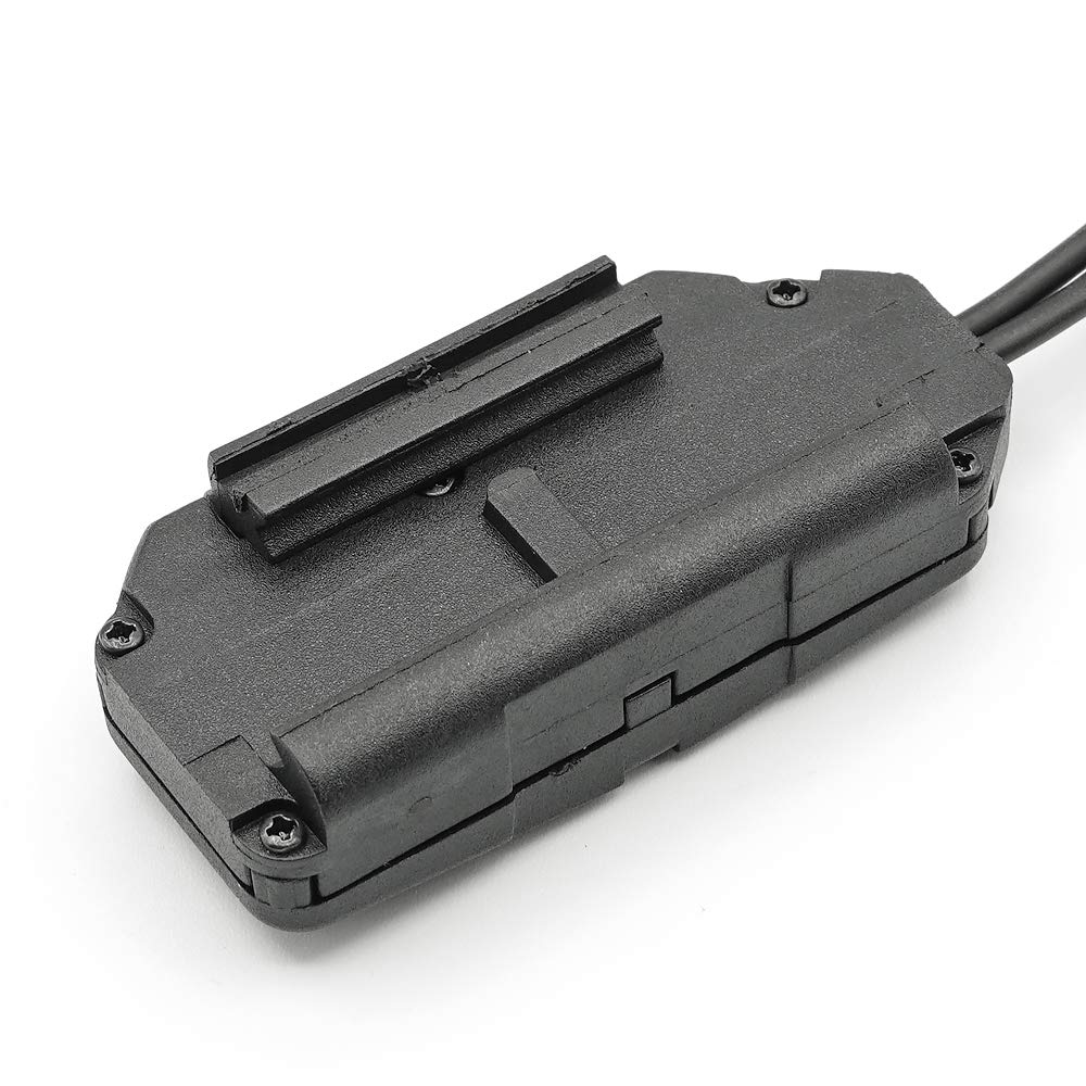 Control Your PEQ and SF Lights Simultaneously! [Ryohin Buhin] Dual Button Remote Switch, 20mm Rail Compatible, Black