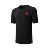 Li Ning Badminton Serie Atmungsaktives Vielseitiges Kurzarm T-Shirt Unisex Oberteile Schwarz AHSVE27-1