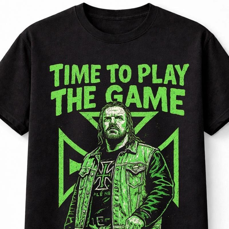 Triple H Time To Play The Game HHH Wrestling Unisex TShirt S
