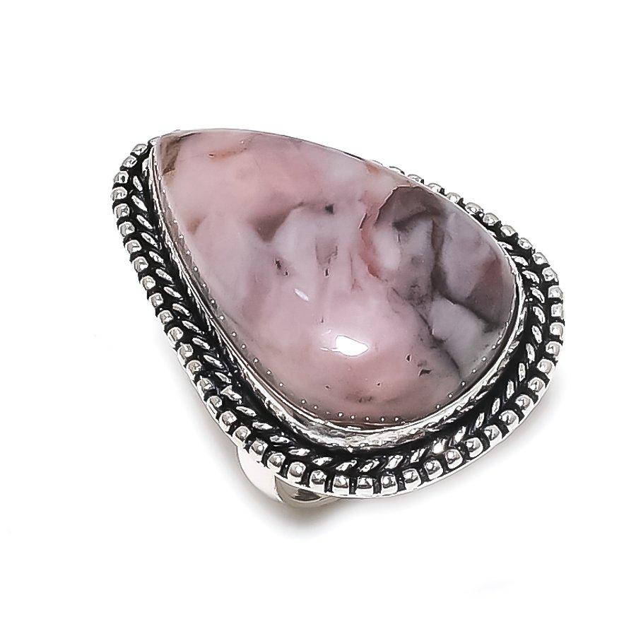 

Butterfly Jasper Handmade 925 Sterling Silver Jewelry Ring Size 7 m8W11