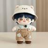 1 Set Bear Hat 20cm Cotton Doll Clothes Outfit Plush Doll Clothes  20cm Cotton Doll
