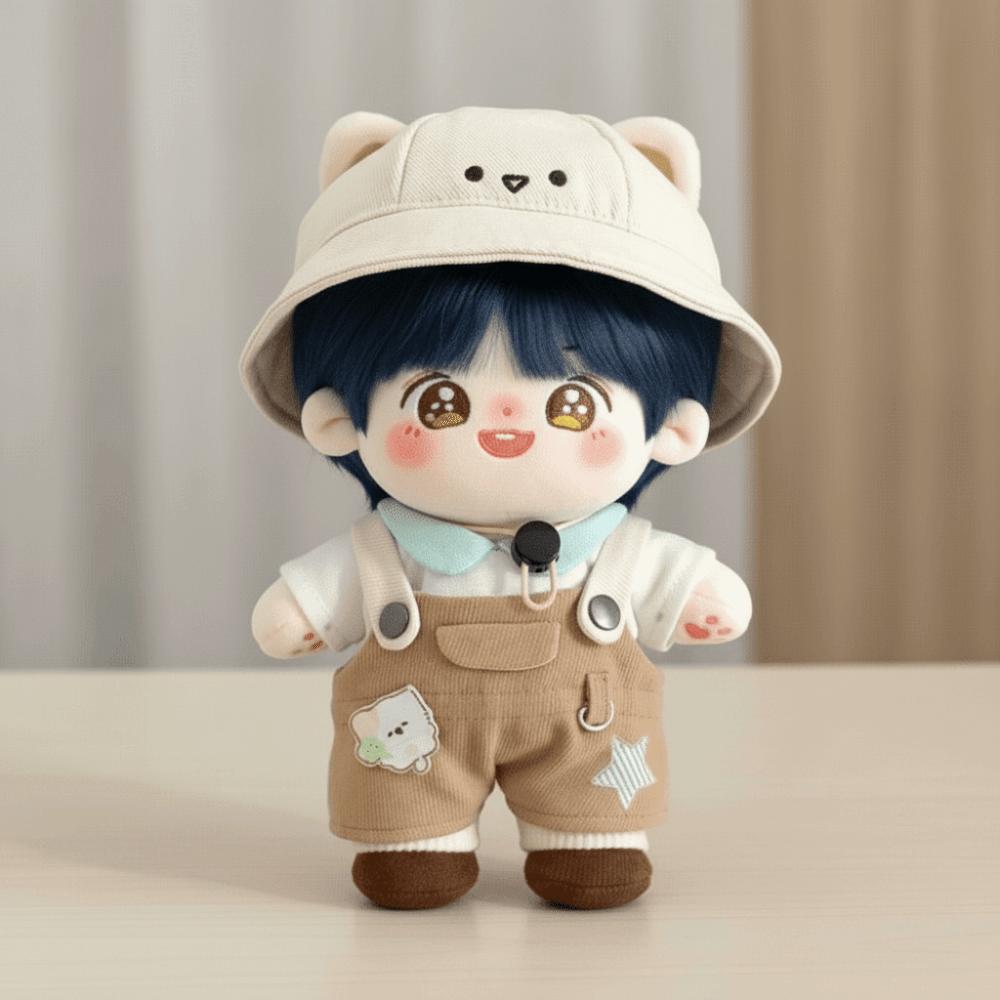 1 Set Bear Hat 20cm Cotton Doll Clothes Outfit Plush Doll Clothes 20cm Cotton Doll