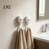 Gaming Room Wall Hanger 2Pcs Hook Up, 3D Printed Skull Design Hooks, No Drilling Decorative Mount Hanger, Waterproof Bathroom Storage for Towels Hats