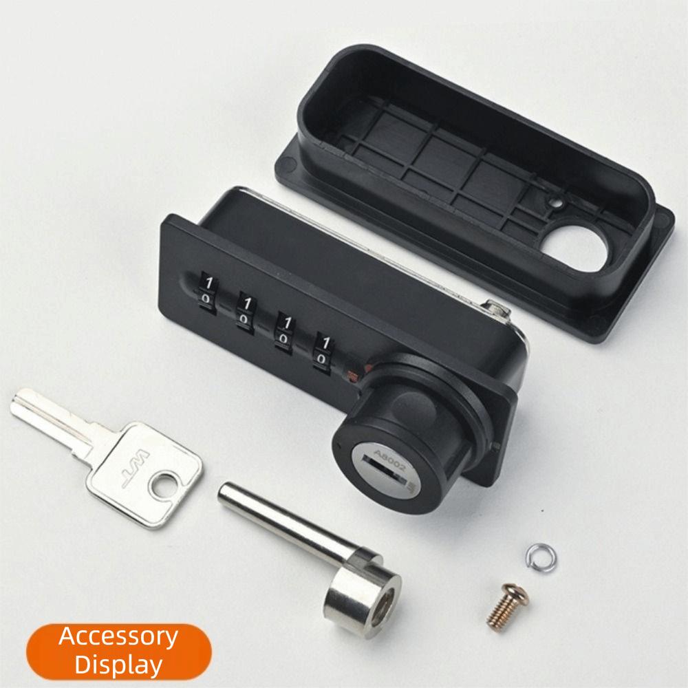 4-Digit Mechanical Password Lock Zinc Alloy Number Security Lockset 4-Digit Code Lock Drawer Use