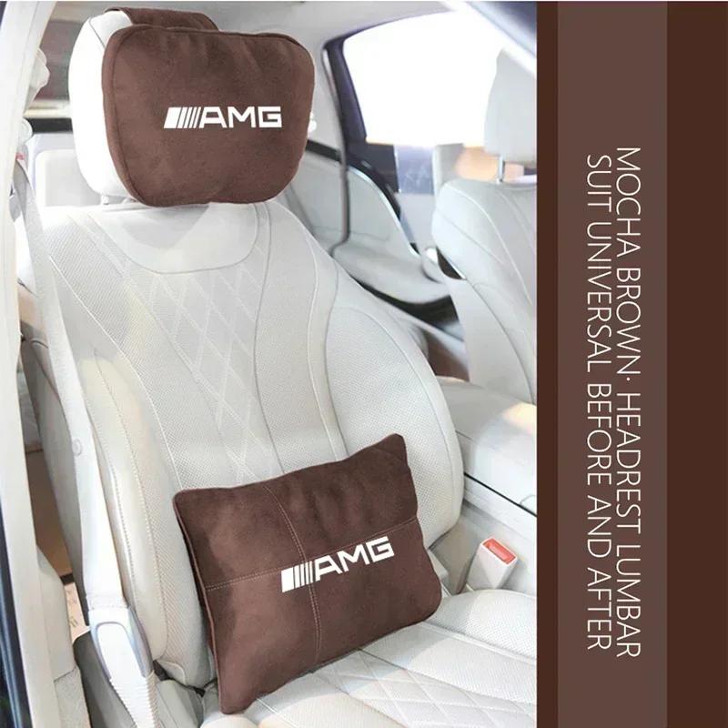 CFC1 2025 For Mercedes-Benz 1pcs Car Seat Head Neck Rest Car Pillow Neck Headrest Cover Vehicular Pillow Seat Headrest For Mercedes b