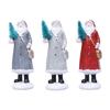 Christmas Figurine Figure Decors Resin Santa Clauses Statue Christmas Decorative Figurine Table Centerpieces for Holiday