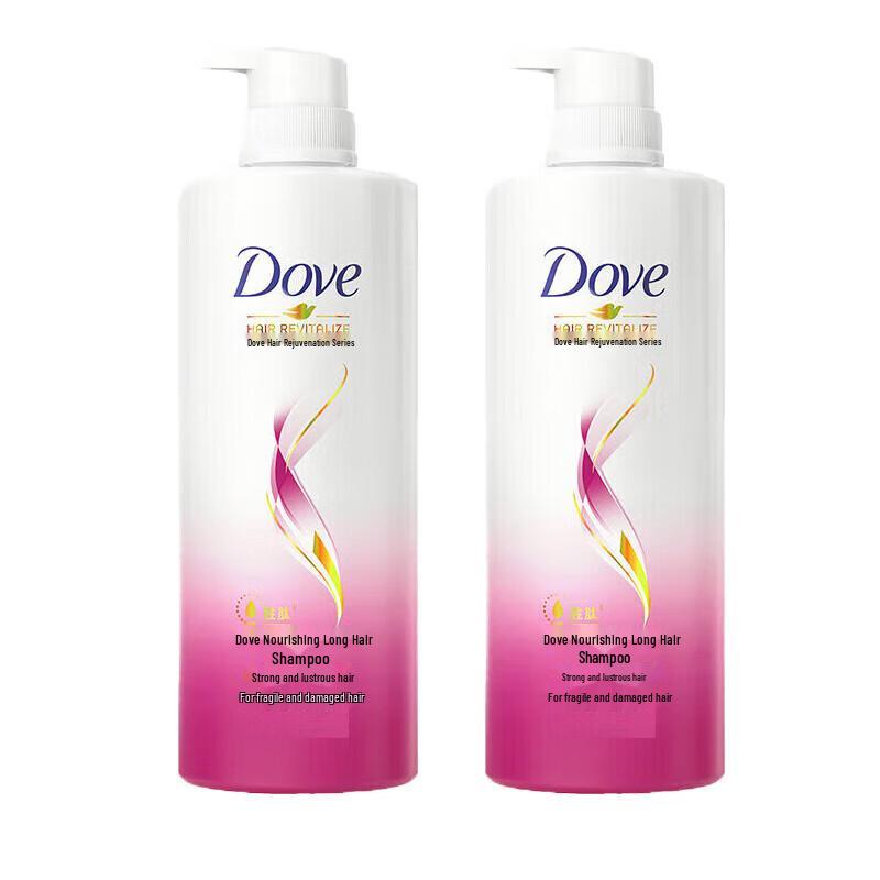 Dove Nourishing Shampoo for Long Hair Twin Pack (2x480g)