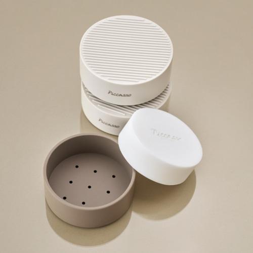 PICCASSO Brush Cleansing Soap + Soap Case Set 2items