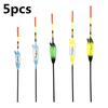 FTK 5pcs/lot Fishing Float Size 1g/2g/3g/4g/5gBarguzinsky Fir Floats Buoy Bobber Fishing Floats Multicolor Fishing Tackle Pesca
