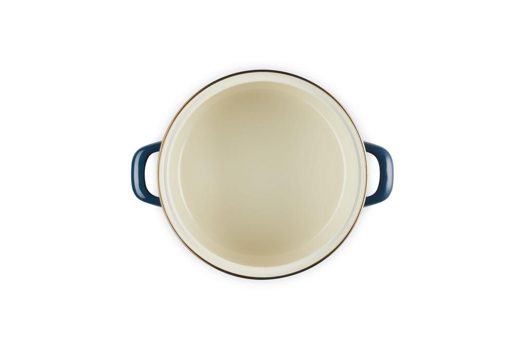 Le Creuset EOS Agave with Light Gold Gas and Induction Compatible Japanese Casserole, 20cm, Design, Knobs, [Official Product]
