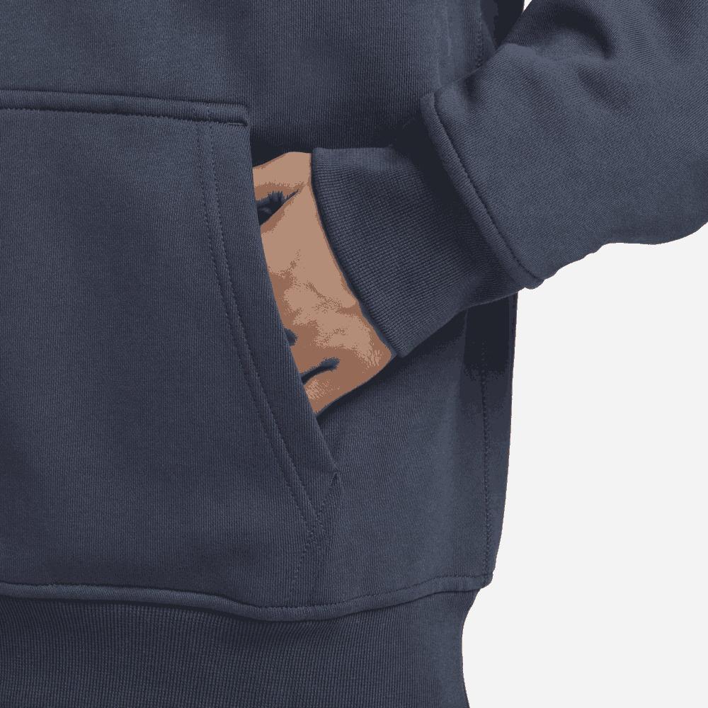 Nike Sportswear Solo Swoosh Pullover Hoodie 'Navy' Men's FN3348-437