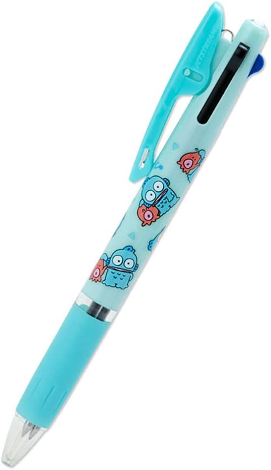 Sanrio Jetstream Ballpoint Made In Hangyodon Set and Name 3-Color 0.5 Pen, Japan, (Pen Sticker)