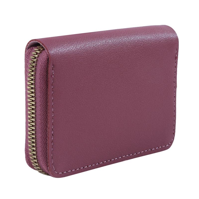 New Casual Wallet Multi-Slot Card Holder Zipper Coin Purse Small Clutch PU Money Bag Purse Cardholder Wallets for Men and Women