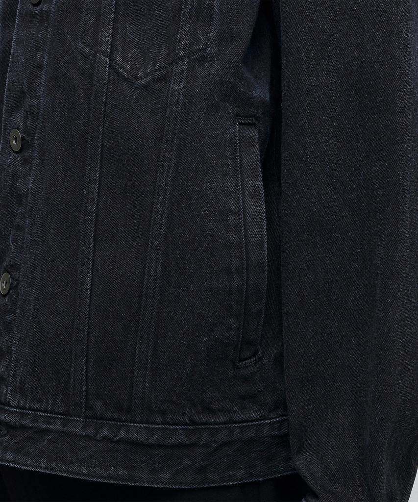 Musinsa Standard Relaxed Denim Trucker Jacket [Washed Black]