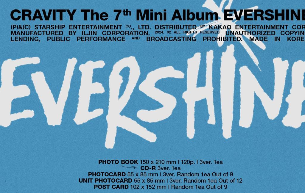 CRAVITY 7. minialbum 'EVERSHINE' (Wersja koreańska)