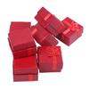 A74E-96-Piece Gift Box Set - Square Ring Jewelry Box For Anniversaries, Weddings, Birthdays, Assorted Colors