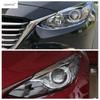 For Mazda 3 AXELA 2014 2015 2016 Front Head Light Lamp Eyelid Eyebrow Strip Decor Cover Trim ABS Chrome Car Accessories Exterior