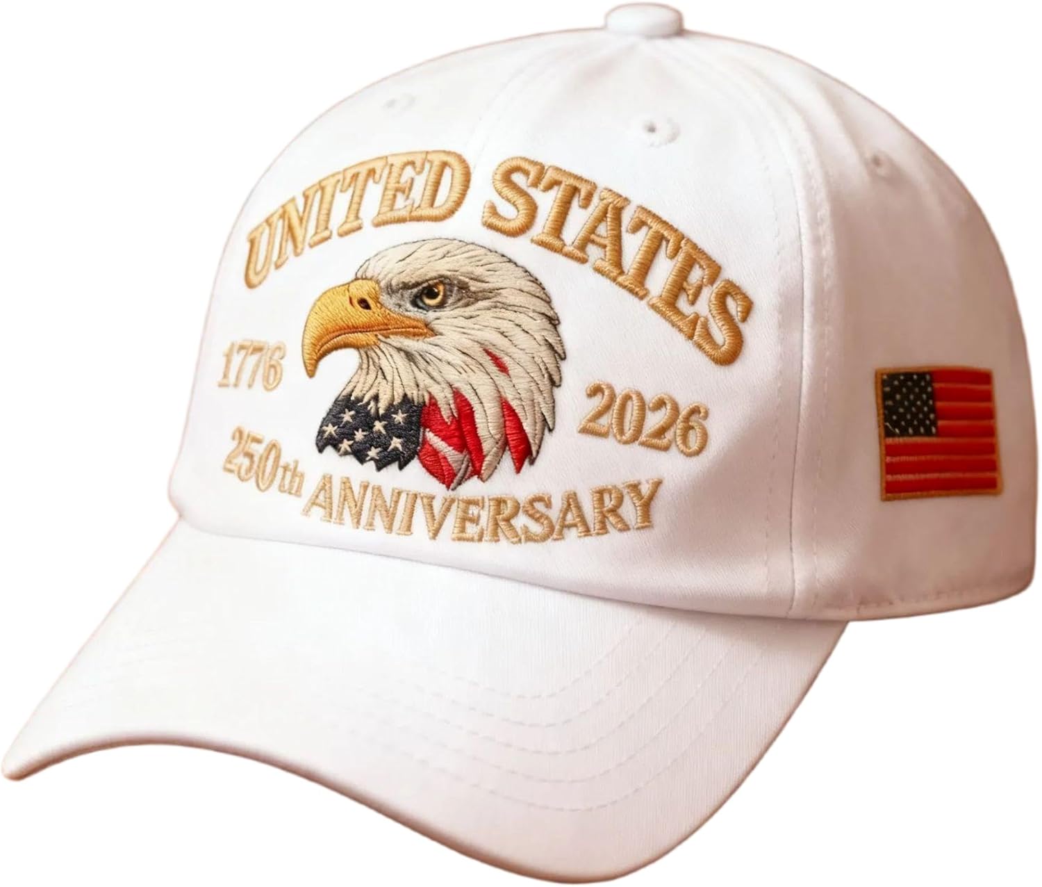 250Th Anniversary Usa Hat Eagle 250 Year American Anniversary Baseball Cap Embroidery Veterans Hat