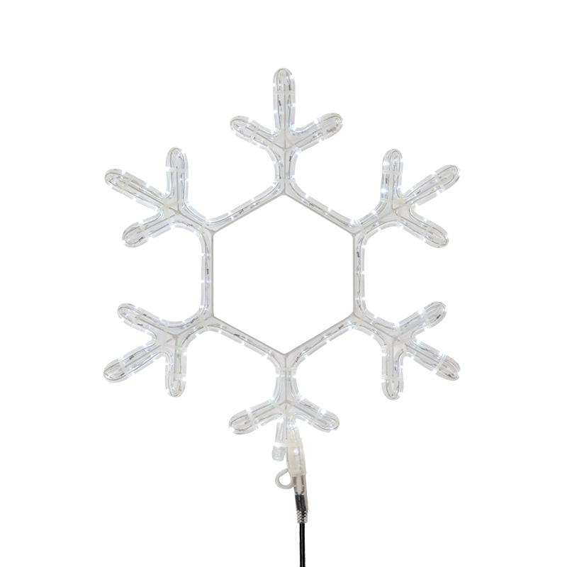 

Decorative Figurine Neon-night snowflake Color White Size 55 55 Cm Shimmering 501-337