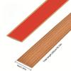 1PC 2m/78.74inch Self-adhesive Wood-like Floor Transition Strip Edge Sealing Strip Floor Joint Strip Pvc Wear-resistant