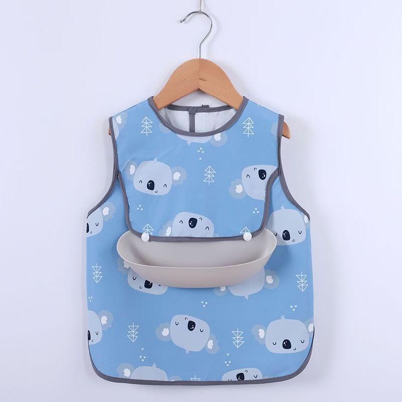 Baby Waterproof Sleeveless Bib Apron