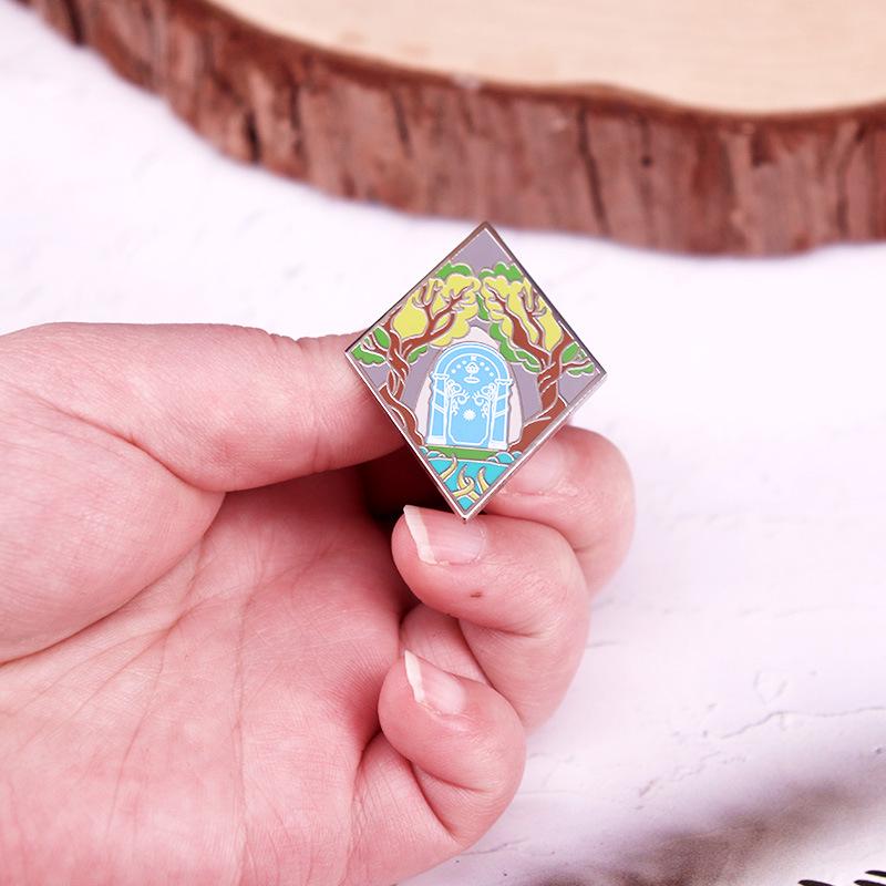 Tolkien's Durin's Door Fantasy Enamel Pin