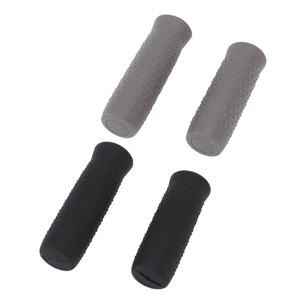 1 Pair Handlebar Grip Convex Particle Design Non Slip Comfortable Electric Scooter Handlebar Grip Re