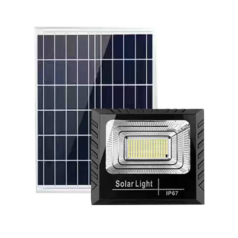 Wasserdichter Solar-Flutlichtstrahler für den Außenbereich - Automatischer Dämmerungssensor für Hof- und Straßenbeleuchtung