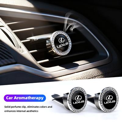 Diffuseur de Parfum Solide Aromathérapie Désodorisant pour Bouche d'Aération de Voiture Pour F-SPORT ES RX NX LS UX LM LX GX LC RZ IS CT GS RC HS SC TX