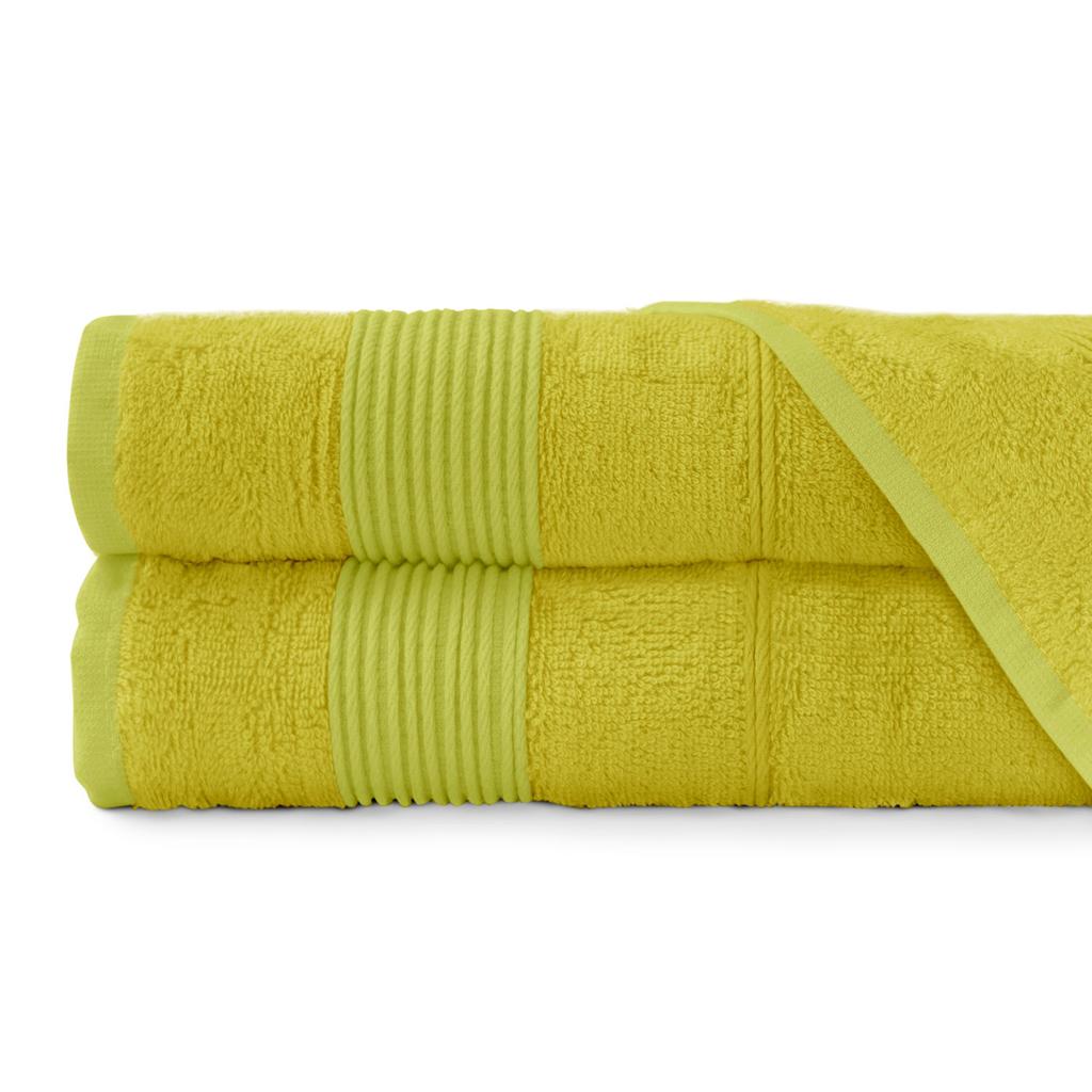 Towel 70x140 Large, Natural Bamboo Fiber, Olive Green