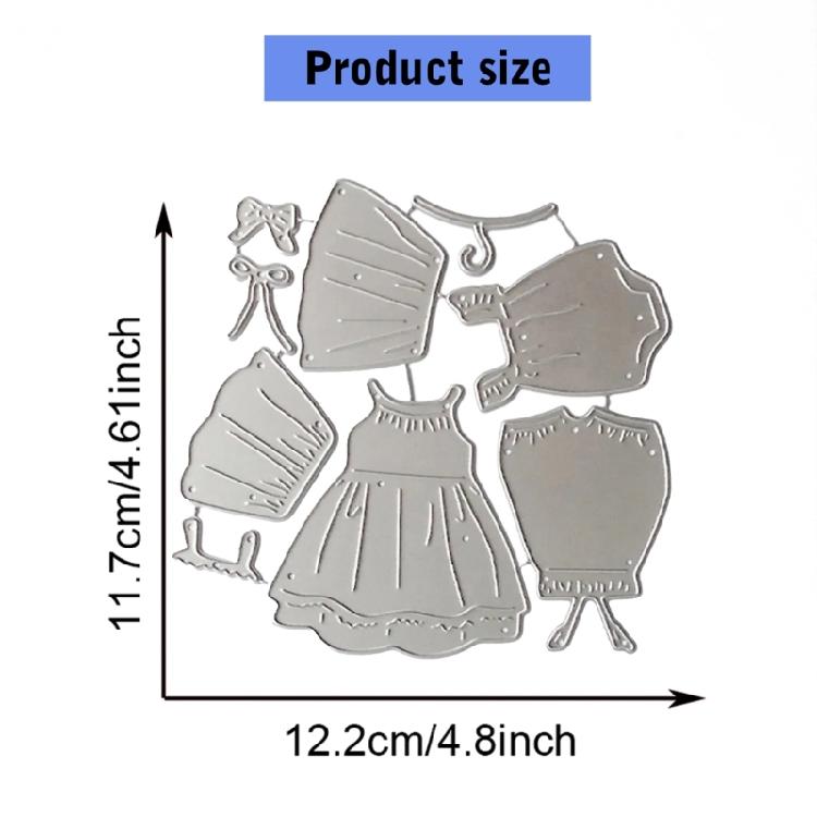 Dress and Skirt Cutting Dies for Photo Scrapbooking Card Making Decorations Baby Clothes Die Cuts Embossing Stencils